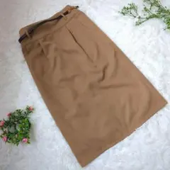 【Lutique】レディース　ロングスカート　L　ベージュ　可愛い