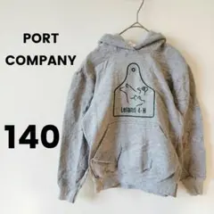 PORT COMPANY パーカー M　140cm相当 キッズ　裏起毛