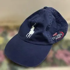 ポロ(ビッグポニー刺繍)キャップ US OPEN 2006 ネイビー