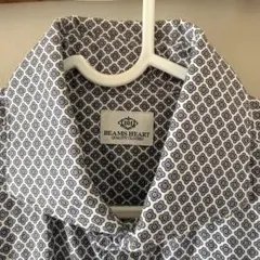 BeamsHeart デザインシャツ ワイシャツ コットン100％ ドレスシャツ