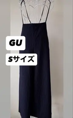 GU ストライプ サロペット Sサイズ ▶フォロー割で100円値引き