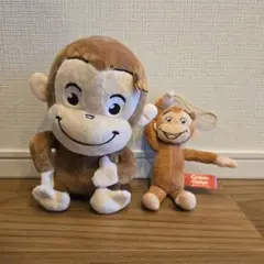 Curious George ぬいぐるみ2体セット　おさるのジョージ