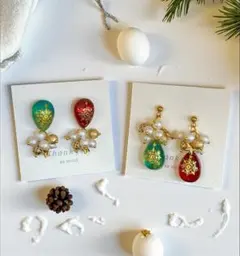 クリスマス　オーナメント　アクセサリー　ピアス　イヤリング　クリスマスプレゼント