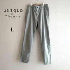 【UNIQLO×セオリー】　感動イージーパンツ　オリーブ　L　メンズ