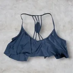 Bershka ビキニトップス フリル ブラック M（上のみ）のサムネイル