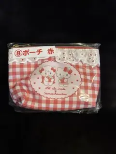 サンリオ リトルツインスターズ ポーチ 赤