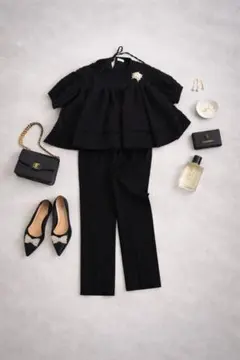 セレモニー　フォーマル　オケージョン　ママスーツ　ママコーデ　ブラウス