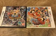 DSワンピース ギガントバトル！＆3DSアンリミテッドワールドR 2本セット