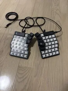Pyuron ブラック ZMK 無線ダブルトラックボールキーボード - メルカリ