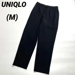 UNIQLO ユニクロ　スマートアンクルパンツ　黒　ブラック　テーパードパンツ