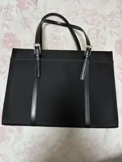 IMGN ブラック トートバッグ シンプル 通勤 通学 ほぼ未使用