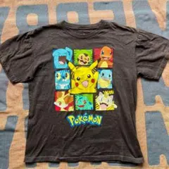 US POKEMON ポケットモンスターポケモンプリントTシャツ