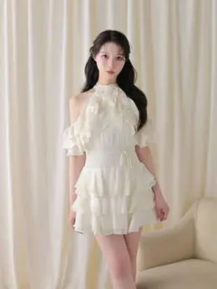 完売品・新品】エムミーエメ Dot chiffon ruffle setup - メルカリ