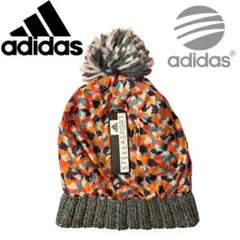 adidas STELLASPORT ポンポン付きニット帽