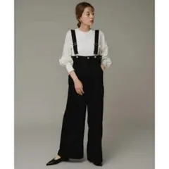 ハイウエストルーズサロペット　アーバンリサーチ　ブラック　38