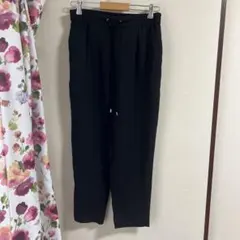 ZARA 黒　パンツ ウエストゴム付き　M