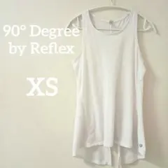 タンクトップ ホワイト XS バレエ ヨガ ジム スポーツウェア 白