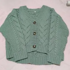 ケーブルニットカーディガン 150cm