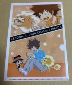家庭教師ヒットマンREBORN 沢田綱吉 ツナ カラオケの鉄人 クリアファイル