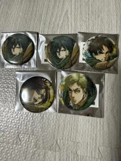 進撃の巨人 トレーディング grunge CANVAS 缶バッジ まとめ売り