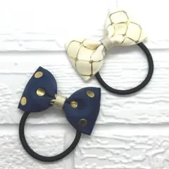 【333】ハンドメイド　グログランリボンのヘアゴム