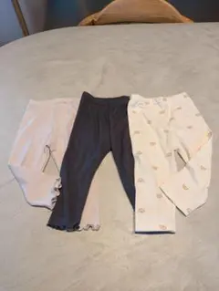 西松屋　ベビー レギンス 3点セット 80cm 90cm