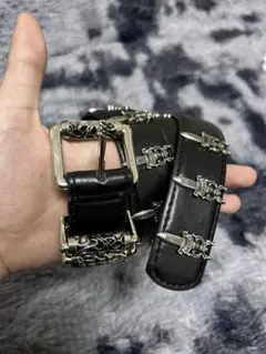 レザー ベルト メタルバックル