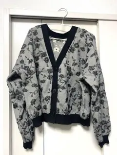 ニコアンド　カーディガン　花柄