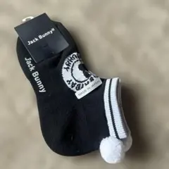 Jack Bunny! ブラックソックス ポンポン付きのサムネイル