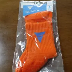 VICTAS 卓球用ソックス オレンジ 25-27cm