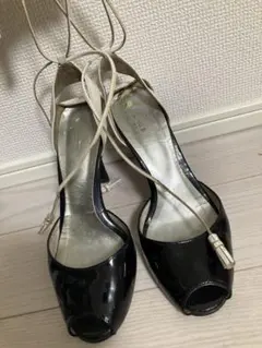 Zinia.B イタリア製 タッセル レースアップ パンプスのサムネイル