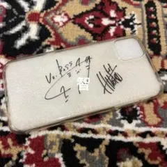 04limited Sazabysサイン入り　スマホケース