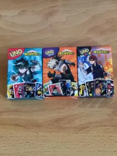 【僕のヒーローアカデミア】uno 3個【マック】