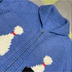 希少色★60sヴィンテージ★カウチンセーター★ボーリング★L～XL★CCZIP