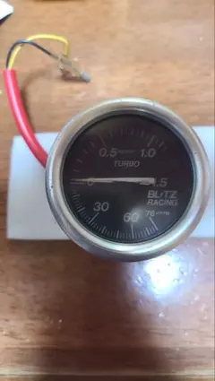 BLITZ RACING 当時モノ 機械式ブースト計６０φ