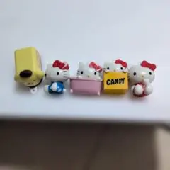 ハローキティ ミニフィギュア 5点セット　バスボム　サンリオ
