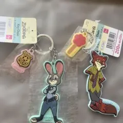 ズートピア キーホルダー ニック ジュディ セットのサムネイル