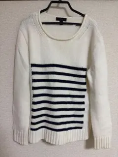 J.CREW ボーダーニットセーター XS