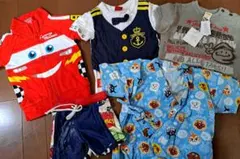 【未使用あり】夏服。男の子。セット。水着。甚平。カーズ。ブランド