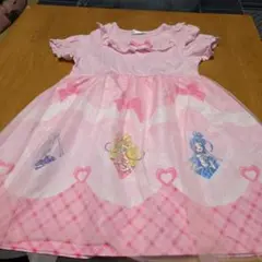 プリキュアピンクワンピース 半袖