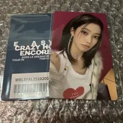 LE SSERAFIM 東京ドーム 会場 限定 トレカ 11/19 カズハ 4