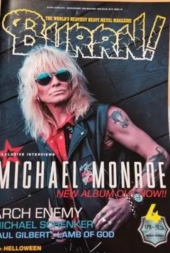 BURRN! 2026年4月号 マイケル・モンロー特集