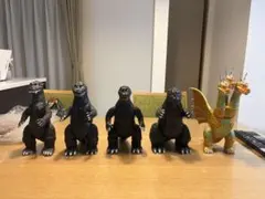 マーミット　ビニールパラダイス　ビニパラ　ゴジラ キングギドラ 5体セット マーミット ビニールパラダイス ビニパラ ゴジラ キングギドラ 5体