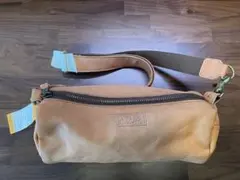 Butler Verner Sails ベージュ レザー ショルダーバッグ