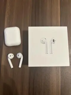 Apple AirPods2 本体 充電ケース付き　ジャンク