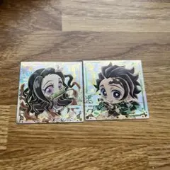 鬼滅の刃のチビキャラスタイルのステッカー