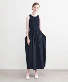 ☆ AEWEN MATOPH イウエンマトフ ニット コンビ ワンピース 38のサムネイル