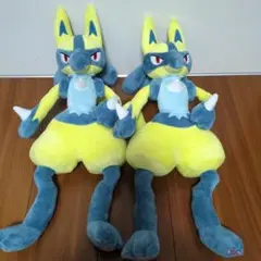 黄色いルカリオ　ぬいぐるみ