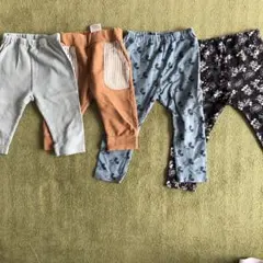 12 UNIQLOミッキー柄パンツ他4本セット90サイズ