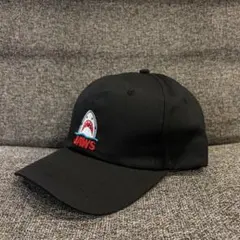 【新品未使用品】JAWS ジョーズ 刺繍ロゴ キャップ ブラック